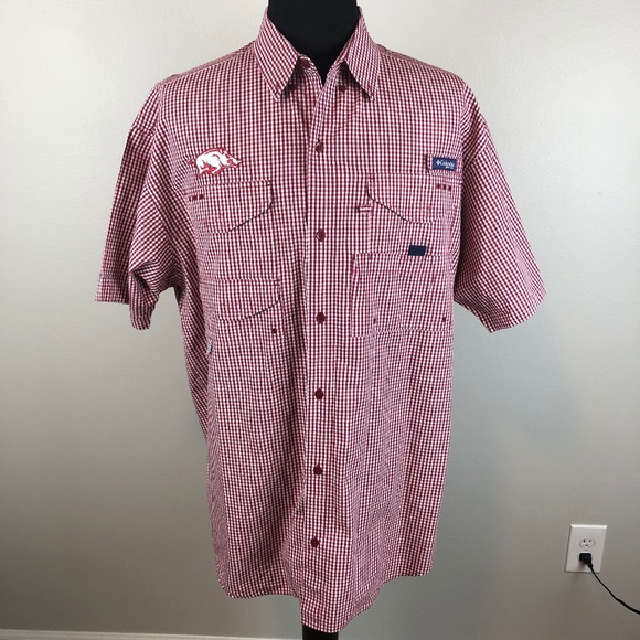 Columbia Other - Columbia PFG Arkansas Razorbacks Vented Shirt XL
